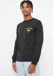 Rip Curl Fade Out Icon Long Sleeve Tee - Black