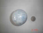 Blue Calcite Stone Ball SSP362