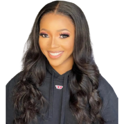 Full Frontal Brazilian Hair Wig Disconnected Blonde Hair Cut Wig.