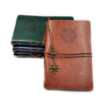 Compass Leather Journals - Black