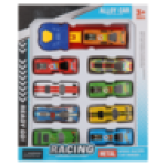 Racing Die Cast Car Set With Launcher 10-PACK