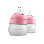 Flexy Silicone Bottle 150ML - Pink Twin Pack