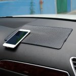 Car Anti-slip Mat Car Large Mobile Phone Car Ornament Silicone High Temperature Resistant Center Control Instrument Desk Car Bui