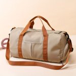 Minimalist Large-capacity Sports Bag Travel Storage Duffel Bag Simple Overnight Zipper Bag