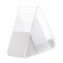 Slanted Pen Holder Desk Organizer Plastic Storage Box 16.5X7X15CM