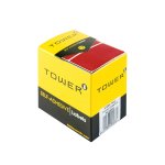 Tower Self Adhesive Flu. Red Labels 32X50MM 50 Labels