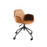 Rubi Office Chair With Wheels - Black