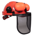 Pioneer Orange Chainsaw Helmet