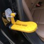 Universal Car Pedal With Glass Crusher - Safely Access Your Roof & Emergency Ready Fits Most Cars