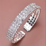 Cute Elastic Artificial Diamond Bracelet Trendy Party Jewelry Christmas Halloween Gift New Year's Gift Valentine's Day Gift For