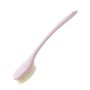 Bath Scrubber Body Brush Shower Scrubber Back Brush With Long Handle Pink