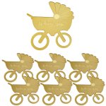 Welcome Baby Pram Acrylic 6PC