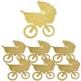 Welcome Baby Pram Acrylic 6PC