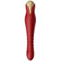 Zalo - King Vibrating Thruster Wine Red