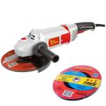 Tork Craft Angle Grinder 230MM TCAG0230 C w COMBO105 230MM Steel Cutting Discs TORKIT230S
