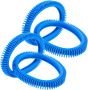 4 Pieces Blue Rubber Pool Cleaning Equipment Rear Tire Replacement Kit