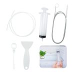 Juxiamal 5 Pcs Fridge Drain Hole Cleaning Tool Drain Pipe Blockage Cleaning Brush Reusable Fridge Dredging Kit For Refrigerator
