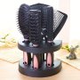 5PCS/SET Hairdressing Brush Holder Set Hair Styling Brush With Mirror Hairdressing Comb For All Hair Types