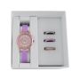 Ladies Watch & Rings Silicone Set