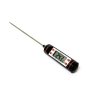 Stainless Steel Digital Cooking Thermometer With Lcd Display - Black