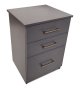 Cambridge 3 Drawer Pedestal - Storm Grey