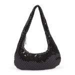 Black Sequins Hobo Bag