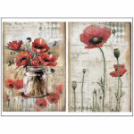 Tear Resistant Deco Print Poppy Field