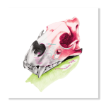 Big Kitty Skull Art Print - A0