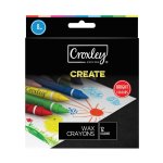 Croxley Create Wax Crayon 8MM BOX12