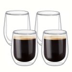 Festive Double-walled Glass: Perfect For Hot Or Cold Drinks - Christmas Halloween Easter Hanukkah And More