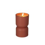 LED Candle 10X16.5CM - Red Brown