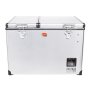 Snomaster Dual Compartment Stainless Steel Fridge/freezer 56L