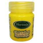 Craft Colour Paint 50ML True Yellow