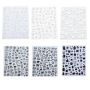 6 Sheets Nail Stickers Self-adhesive Nail Art Stickers