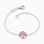 Engelsrufer Angel Whisperer Silver & Rose Tree Of Life Bracelet