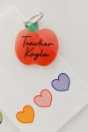 Apple Shaped Acrylic Key Ring