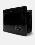 Patent Tri Fold Black Wallet - One Size Fits All Black