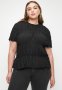 Edit Crushed Blouse Plus - Black