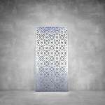 Laser Cut Screen - Design 108 - 1040 X 535 X 20 Rusted Steel Indoor