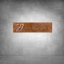 House Number D02 - 1500 X 375 / Rust Coat / No