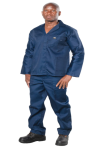 Vulcan Overall Std 2PCE Navy 50 Chest 46 Waist