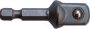 Tork Craft Socket Adaptor 1/4'M Sq X 50MM Hex Shank Carded Livestainable