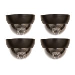 Indoor outdoor Dome Dummy Camera With Flashing LED X4 Combo
