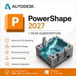 Autodesk Powershape 2027 - 1 Year Subscription
