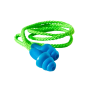 Blue Corded Re-usable Earplugs