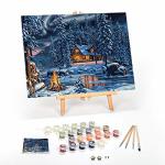 Ledgebay Diy Paint By Numbers Kit For Adults Framed Canvas Beginner To Advanced Paint By Numbers Kit Kits Include Acrylic Paint