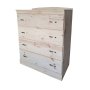 LD4 4 Dr Chest Of Drawers – Raw