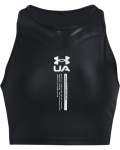Women's Ua Iso-chill Crop Tank - Black Sm