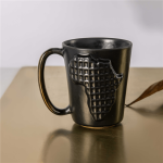 African Mug Matt Black 10CM