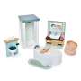 Wooden Dollhouse Furniture Bathroom